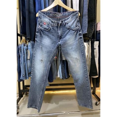 jeans prada sobek laser.